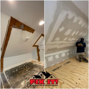 Got drywall damage? 🛠️ Fix It!® Handyman has you covered!